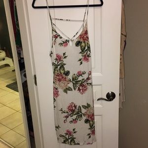 **SOLD** Off white midi summer dress